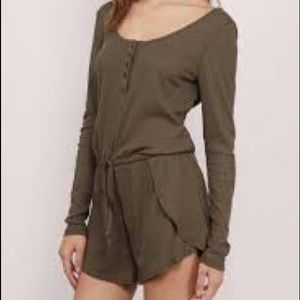 Tobi Olive Romper
